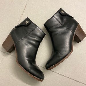 Coach Black Waldorf Leather Boots